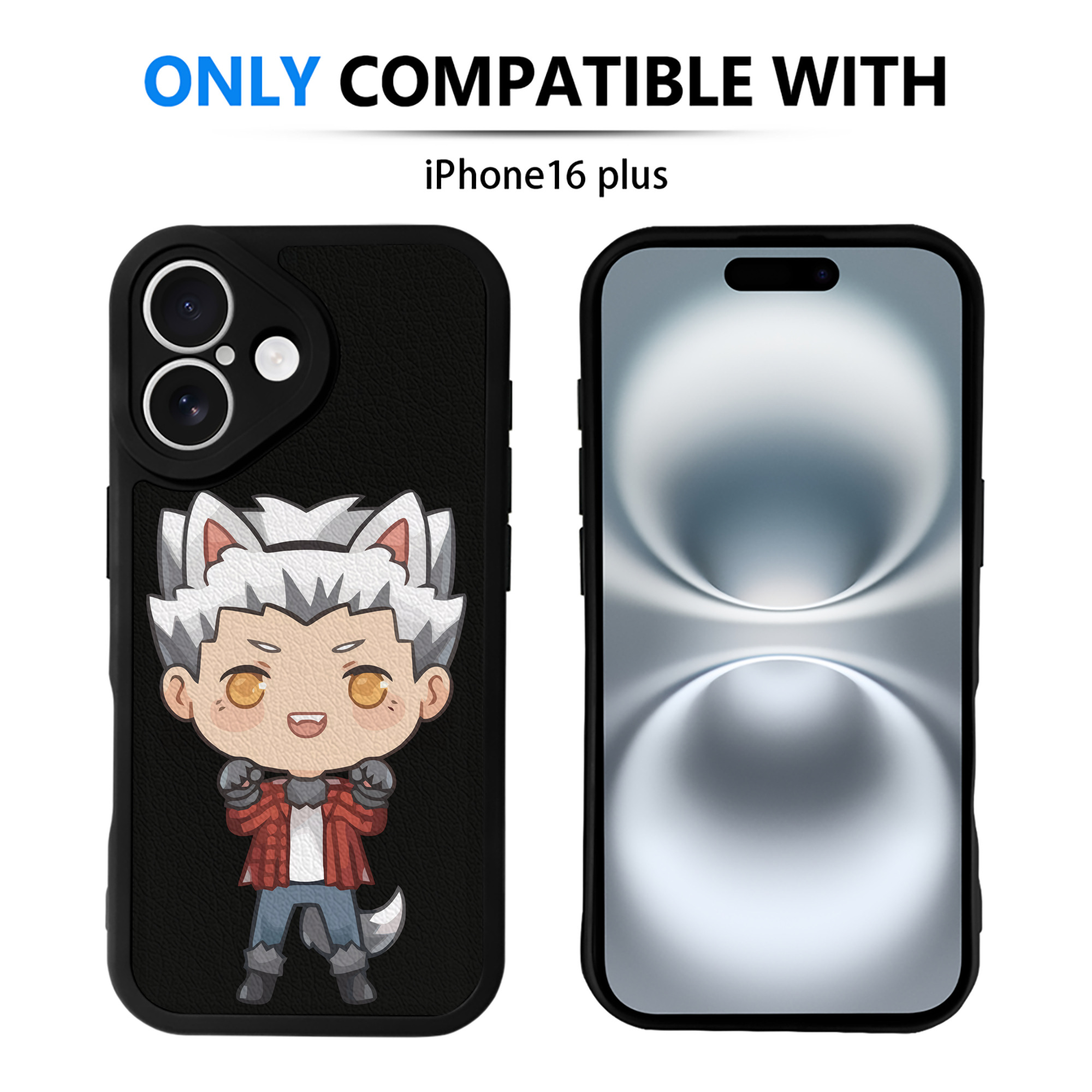 （画像用） ハイキュー!! Haikyu!! 【iPhone 16シリーズ対応】シリコンスマホケース（レザー調） 材質：シリコン